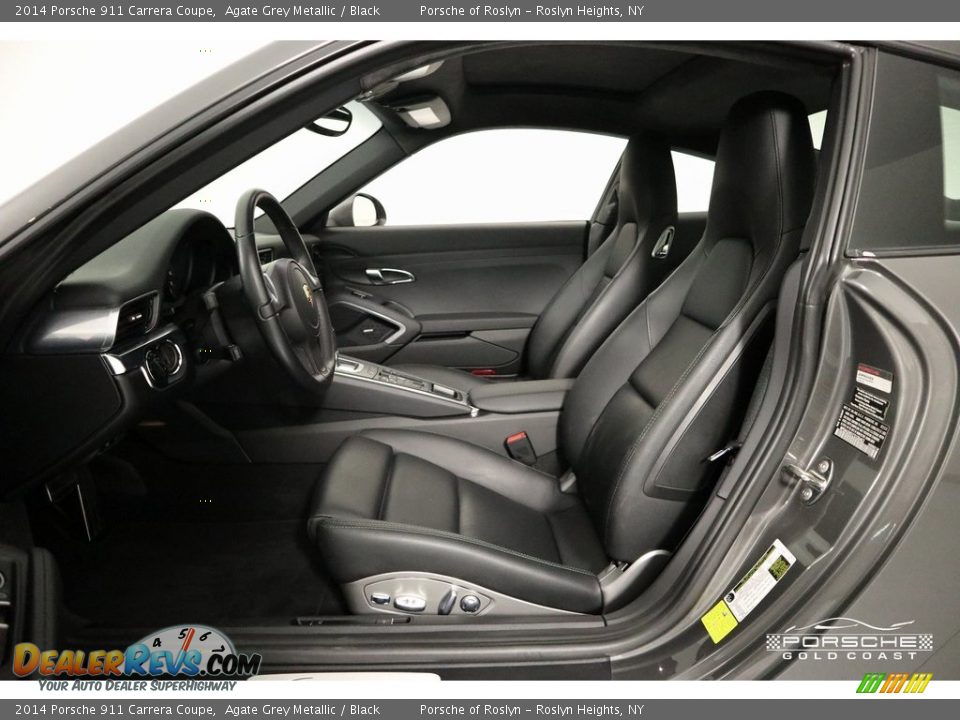 2014 Porsche 911 Carrera Coupe Agate Grey Metallic / Black Photo #12