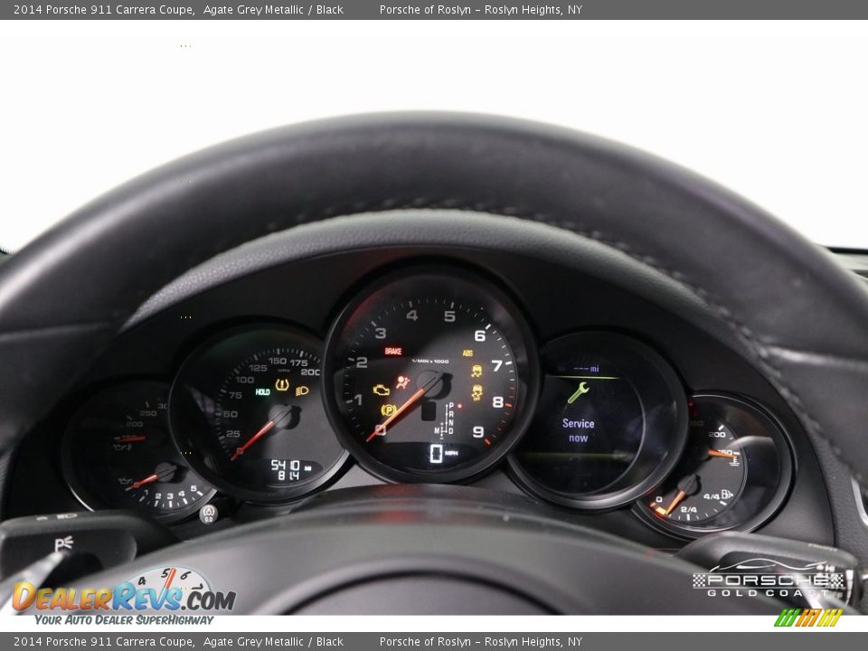 2014 Porsche 911 Carrera Coupe Agate Grey Metallic / Black Photo #16