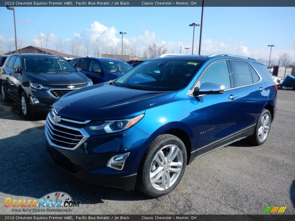 2019 Chevrolet Equinox Premier AWD Pacific Blue Metallic / Jet Black Photo #1