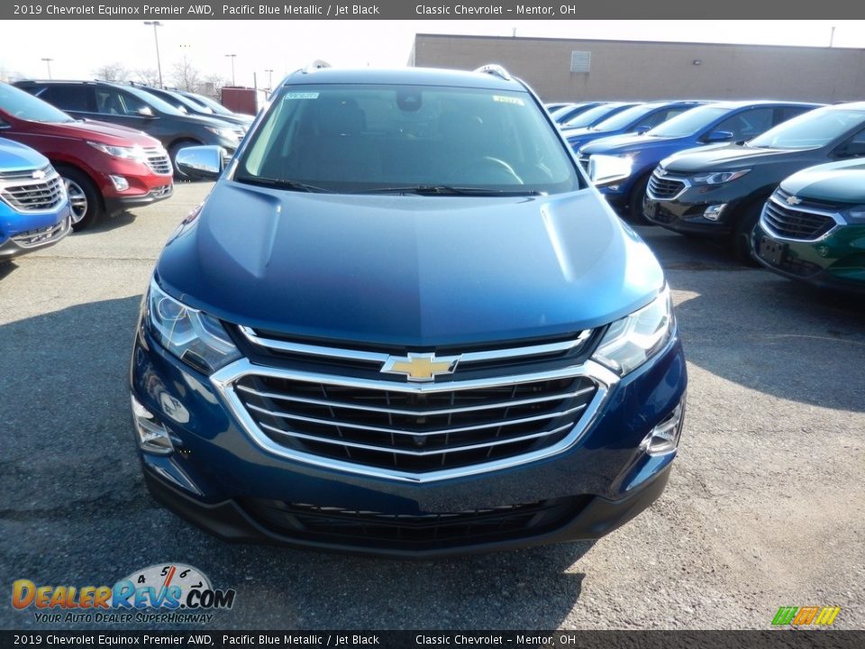 2019 Chevrolet Equinox Premier AWD Pacific Blue Metallic / Jet Black Photo #2