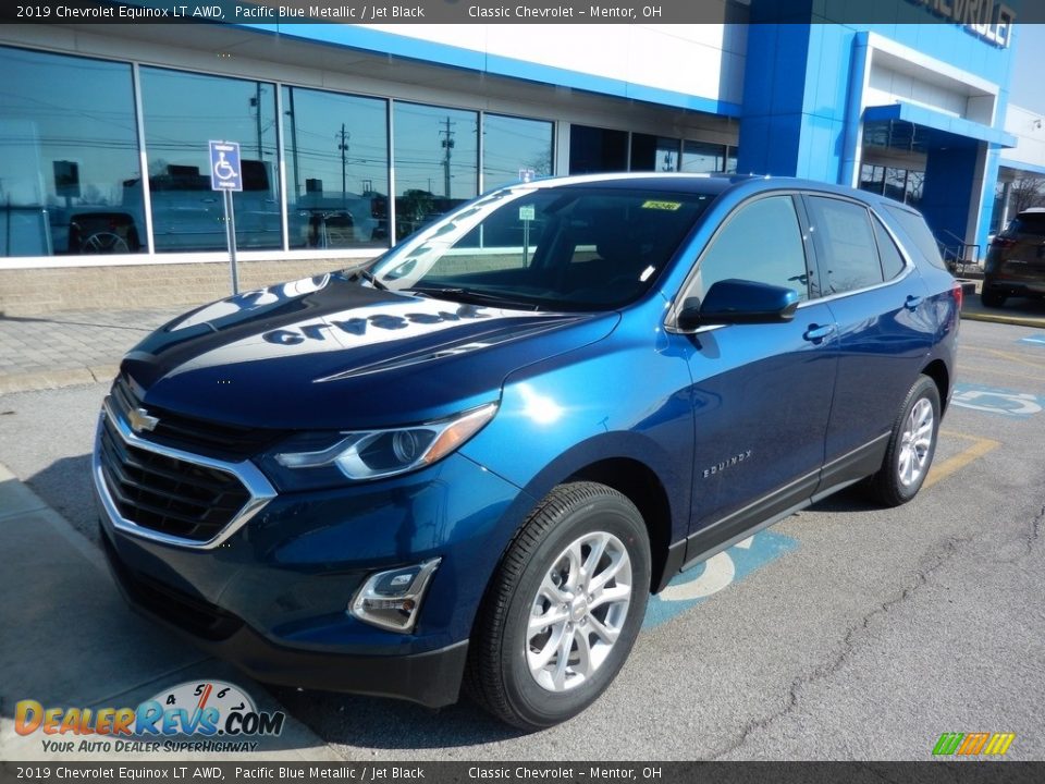 2019 Chevrolet Equinox LT AWD Pacific Blue Metallic / Jet Black Photo #1