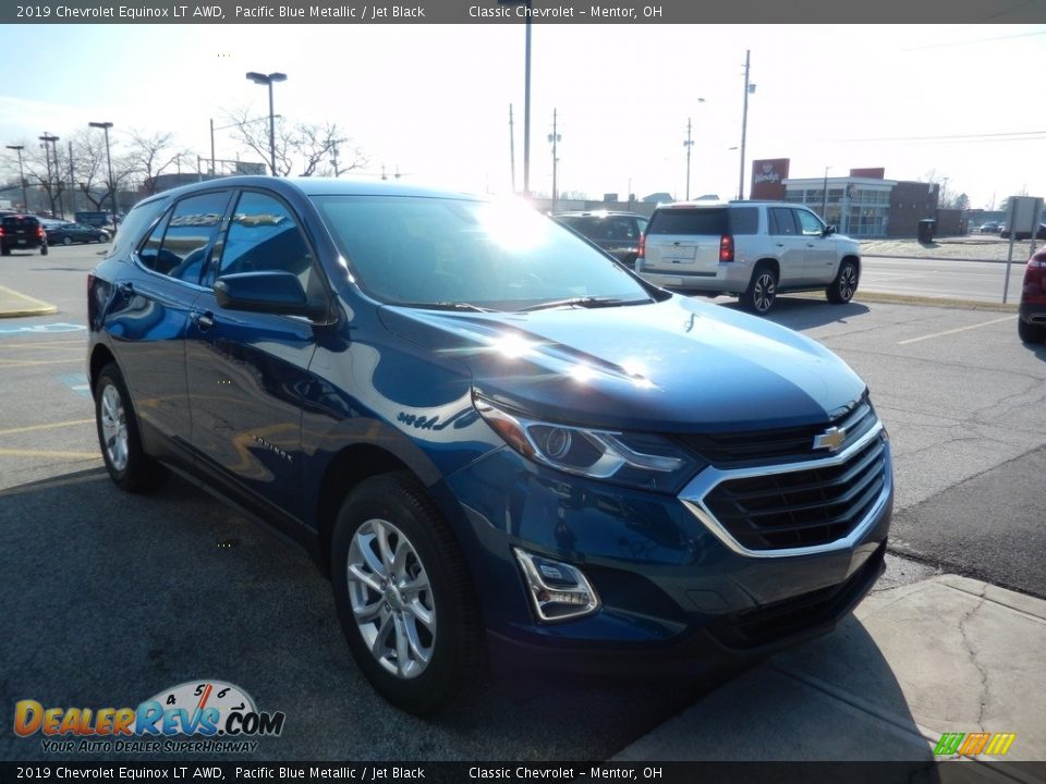 2019 Chevrolet Equinox LT AWD Pacific Blue Metallic / Jet Black Photo #3