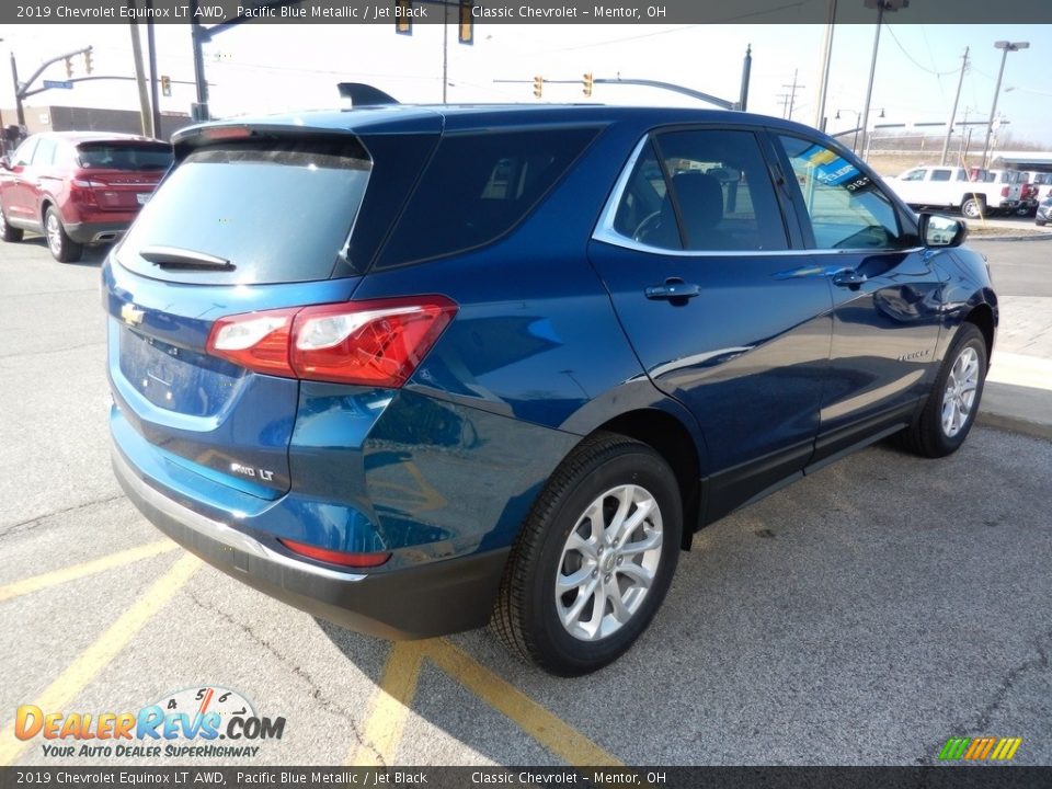 2019 Chevrolet Equinox LT AWD Pacific Blue Metallic / Jet Black Photo #4