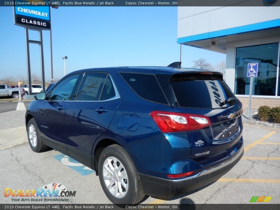 2019 Chevrolet Equinox LT AWD Pacific Blue Metallic / Jet Black Photo #5