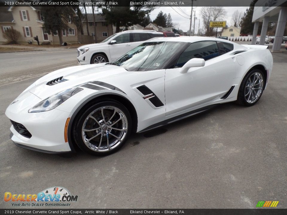 2019 Chevrolet Corvette Grand Sport Coupe Arctic White / Black Photo #4