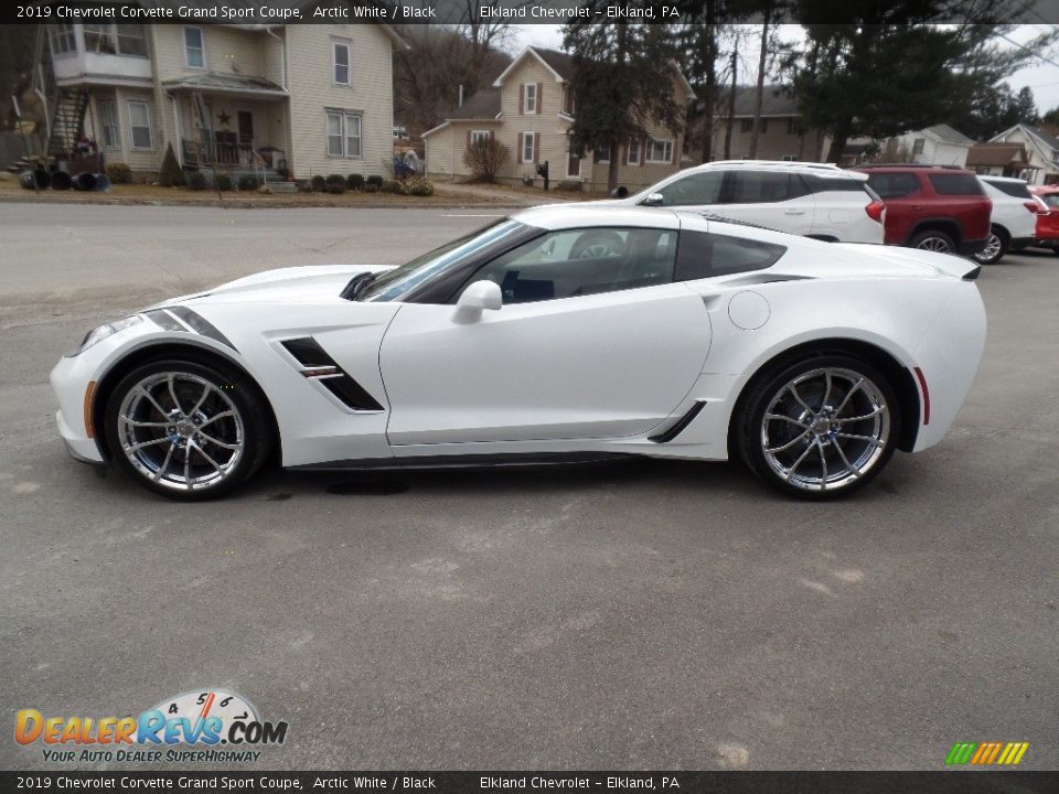 2019 Chevrolet Corvette Grand Sport Coupe Arctic White / Black Photo #5