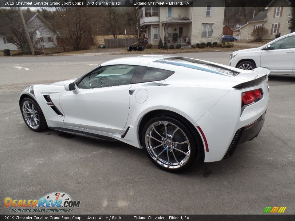 2019 Chevrolet Corvette Grand Sport Coupe Arctic White / Black Photo #6