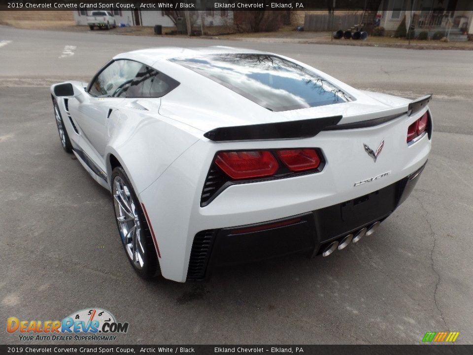 2019 Chevrolet Corvette Grand Sport Coupe Arctic White / Black Photo #7