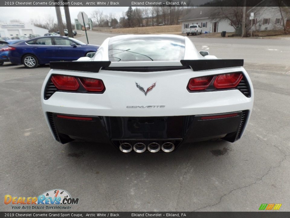 2019 Chevrolet Corvette Grand Sport Coupe Arctic White / Black Photo #8