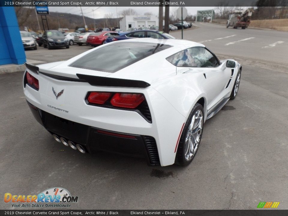 2019 Chevrolet Corvette Grand Sport Coupe Arctic White / Black Photo #9