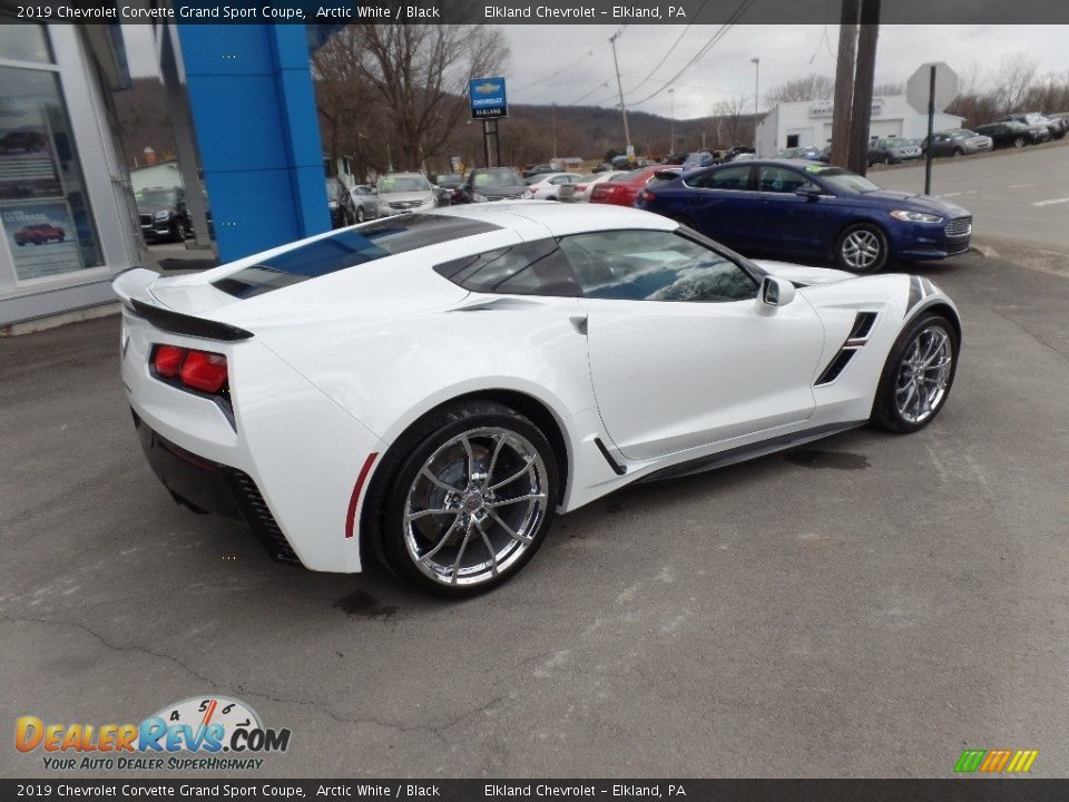 2019 Chevrolet Corvette Grand Sport Coupe Arctic White / Black Photo #10