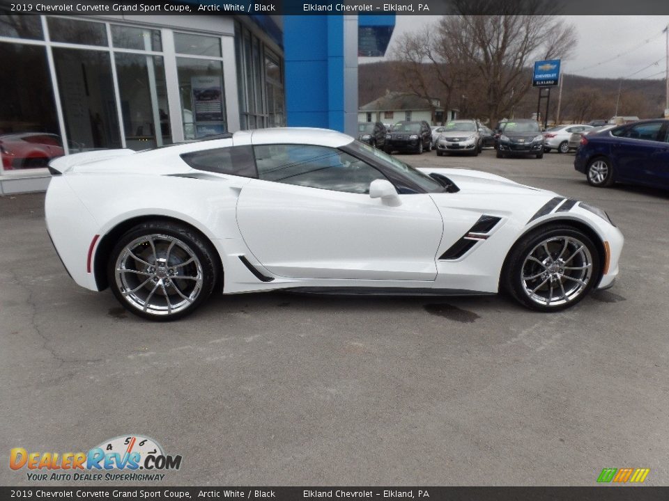 2019 Chevrolet Corvette Grand Sport Coupe Arctic White / Black Photo #11