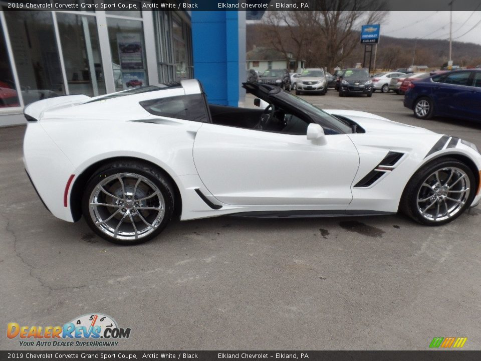 2019 Chevrolet Corvette Grand Sport Coupe Arctic White / Black Photo #12