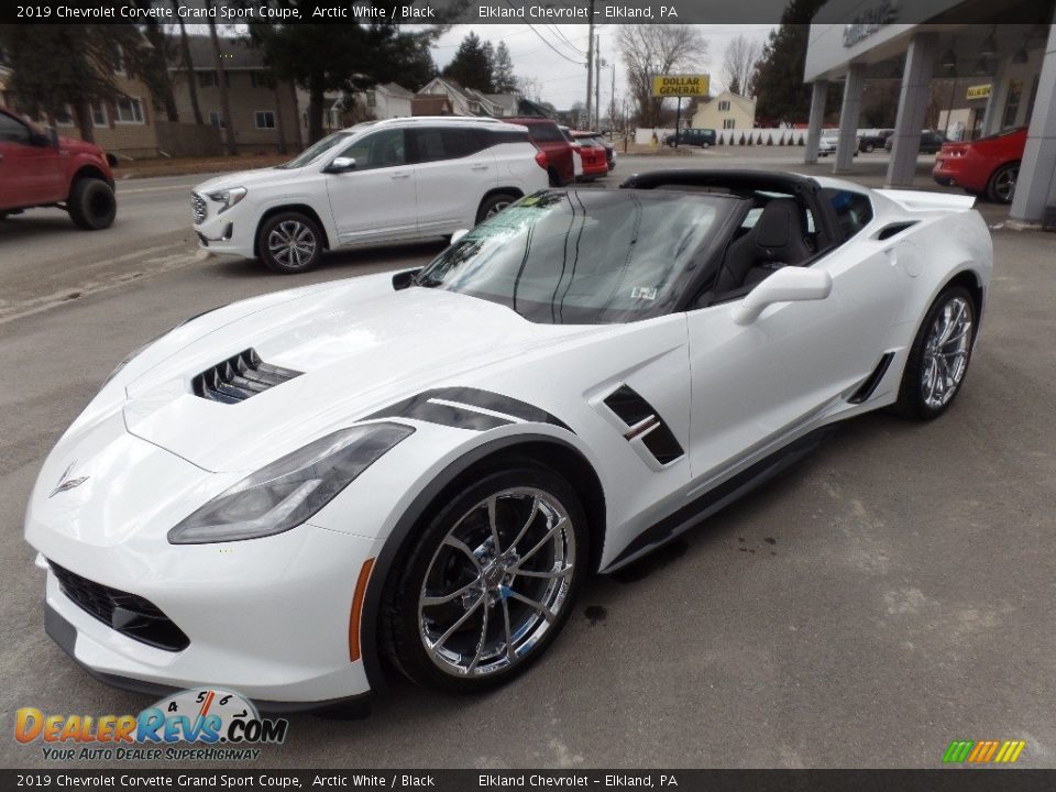 2019 Chevrolet Corvette Grand Sport Coupe Arctic White / Black Photo #15