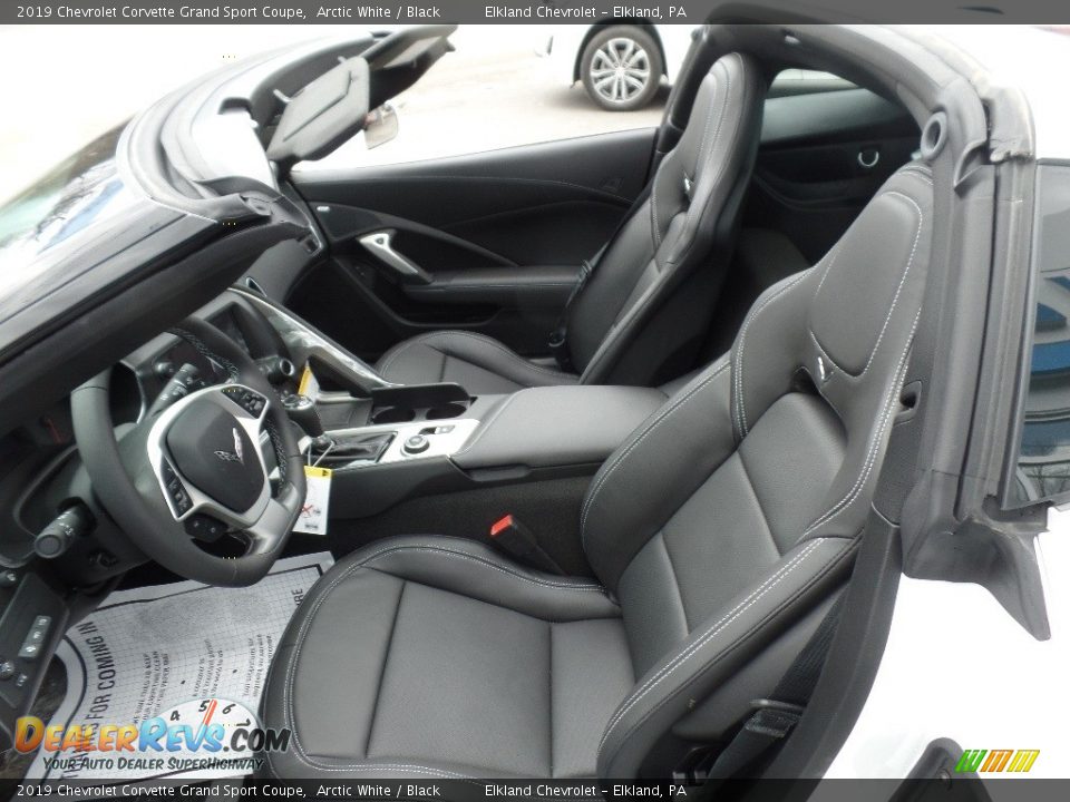2019 Chevrolet Corvette Grand Sport Coupe Arctic White / Black Photo #16