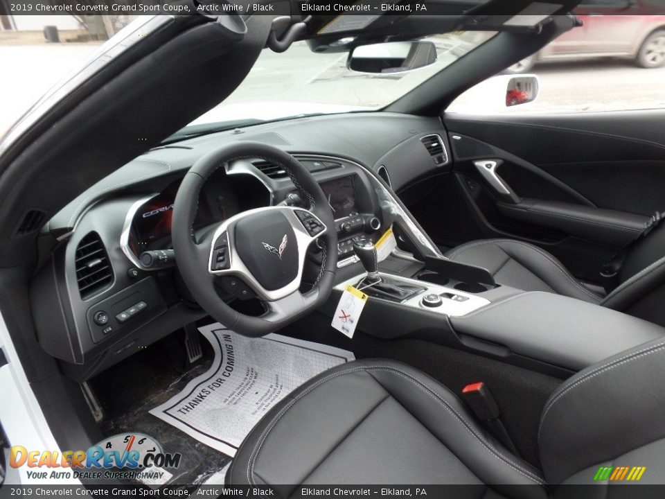 2019 Chevrolet Corvette Grand Sport Coupe Arctic White / Black Photo #17