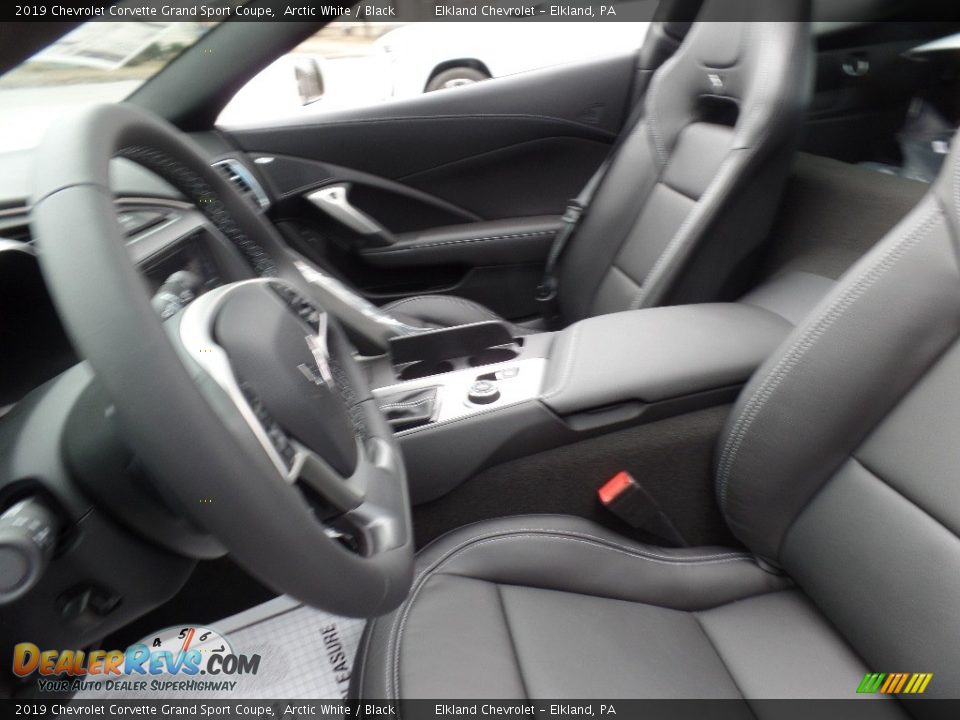 2019 Chevrolet Corvette Grand Sport Coupe Arctic White / Black Photo #18