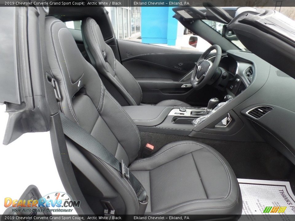 2019 Chevrolet Corvette Grand Sport Coupe Arctic White / Black Photo #19