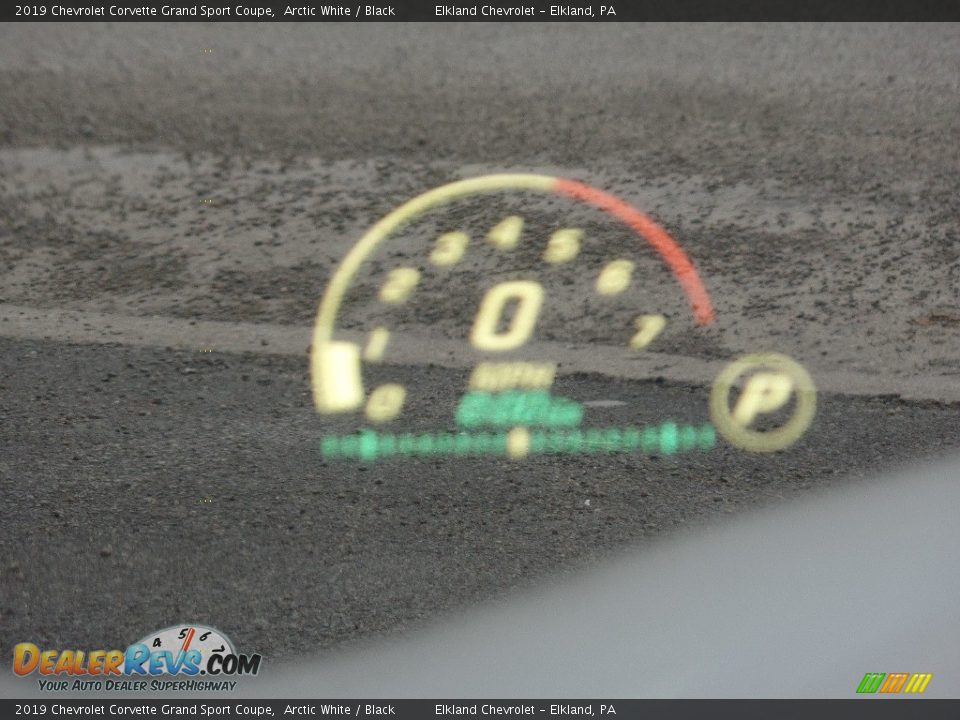 2019 Chevrolet Corvette Grand Sport Coupe Arctic White / Black Photo #24