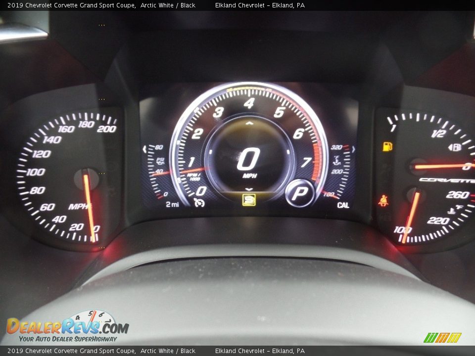 2019 Chevrolet Corvette Grand Sport Coupe Arctic White / Black Photo #26