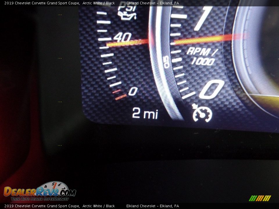 2019 Chevrolet Corvette Grand Sport Coupe Arctic White / Black Photo #27