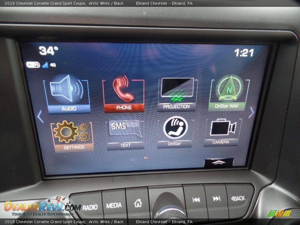 2019 Chevrolet Corvette Grand Sport Coupe Arctic White / Black Photo #30