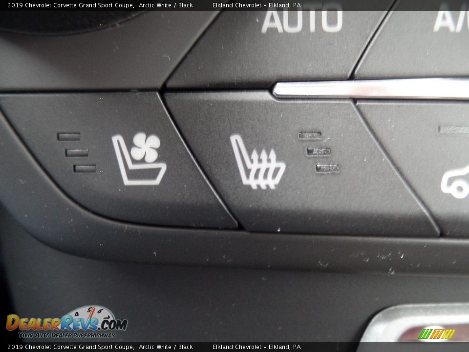 2019 Chevrolet Corvette Grand Sport Coupe Arctic White / Black Photo #36
