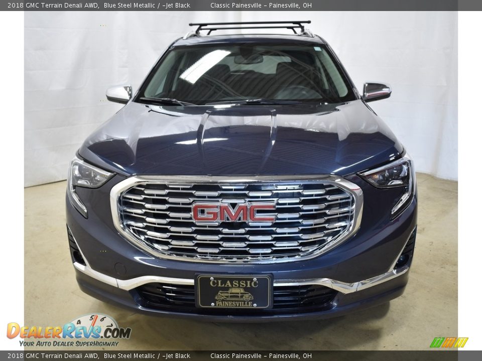 2018 GMC Terrain Denali AWD Blue Steel Metallic / ­Jet Black Photo #1