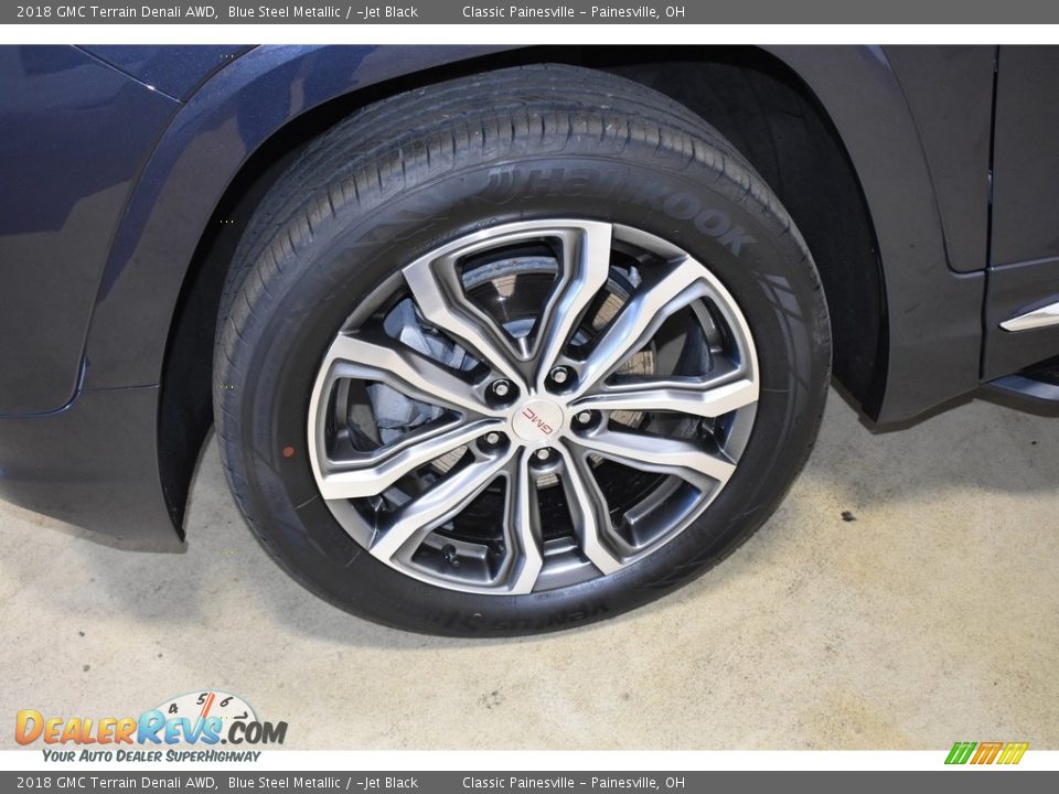 2018 GMC Terrain Denali AWD Blue Steel Metallic / ­Jet Black Photo #3