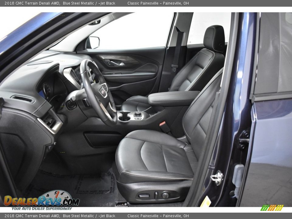 2018 GMC Terrain Denali AWD Blue Steel Metallic / ­Jet Black Photo #4