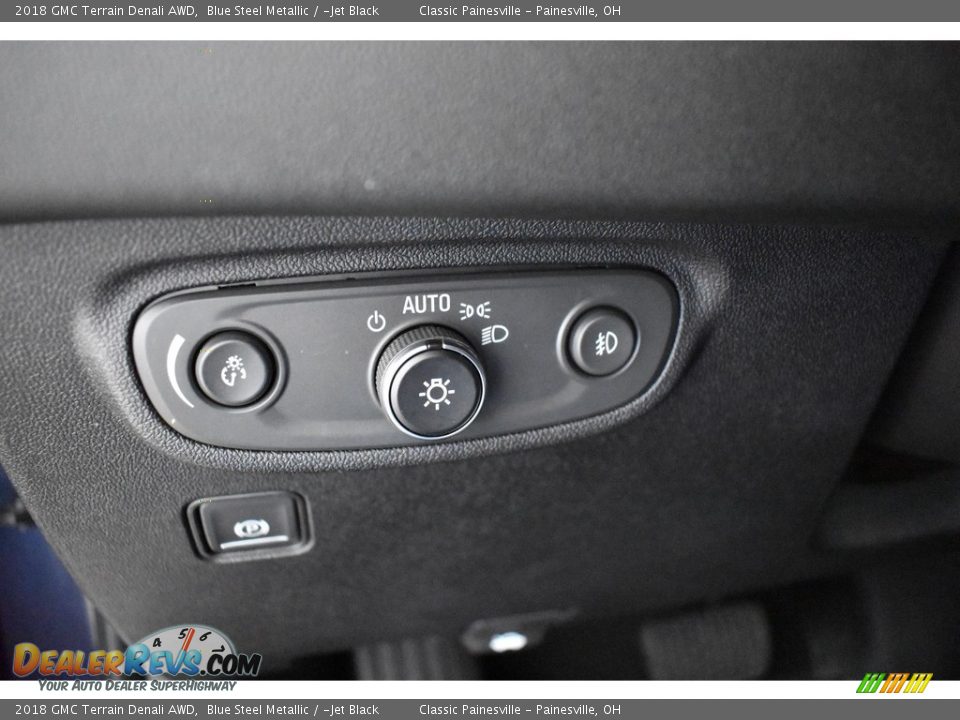 2018 GMC Terrain Denali AWD Blue Steel Metallic / ­Jet Black Photo #7