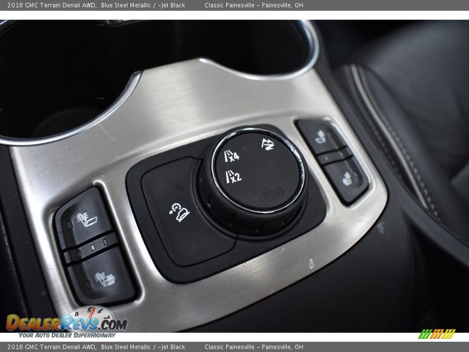 2018 GMC Terrain Denali AWD Blue Steel Metallic / ­Jet Black Photo #8