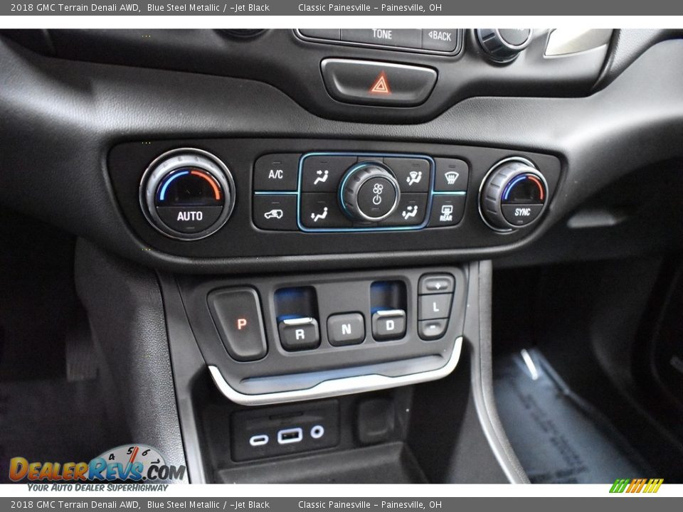 2018 GMC Terrain Denali AWD Blue Steel Metallic / ­Jet Black Photo #9