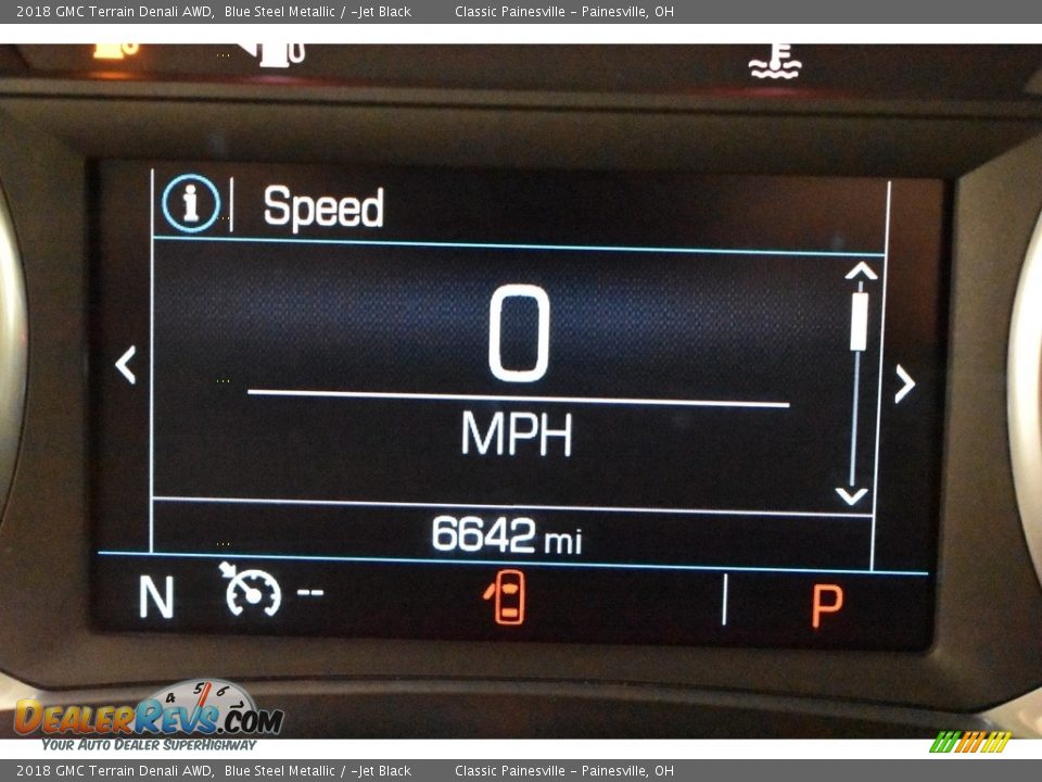 2018 GMC Terrain Denali AWD Blue Steel Metallic / ­Jet Black Photo #10