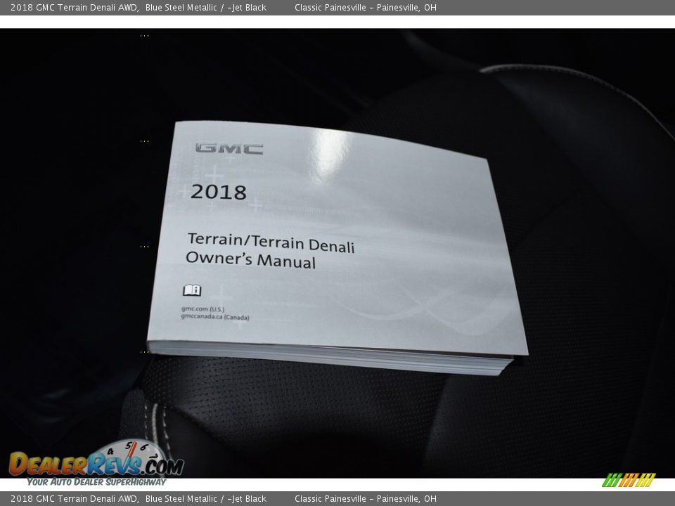 2018 GMC Terrain Denali AWD Blue Steel Metallic / ­Jet Black Photo #12