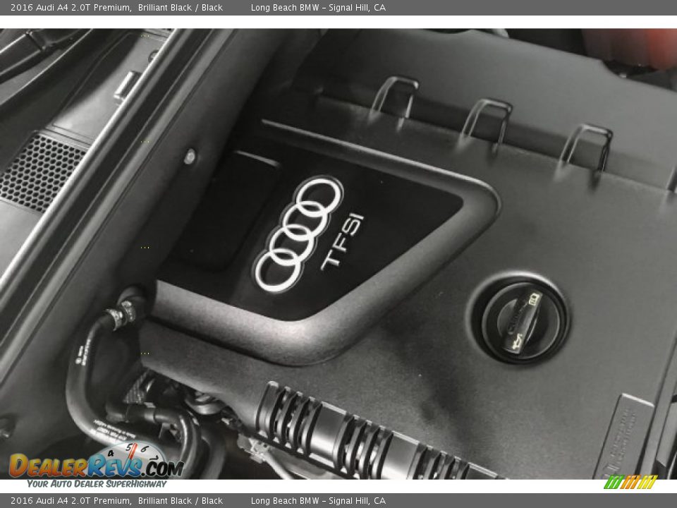 2016 Audi A4 2.0T Premium Brilliant Black / Black Photo #30