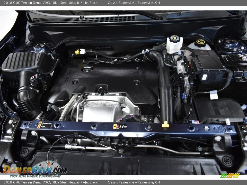 2018 GMC Terrain Denali AWD Blue Steel Metallic / ­Jet Black Photo #13
