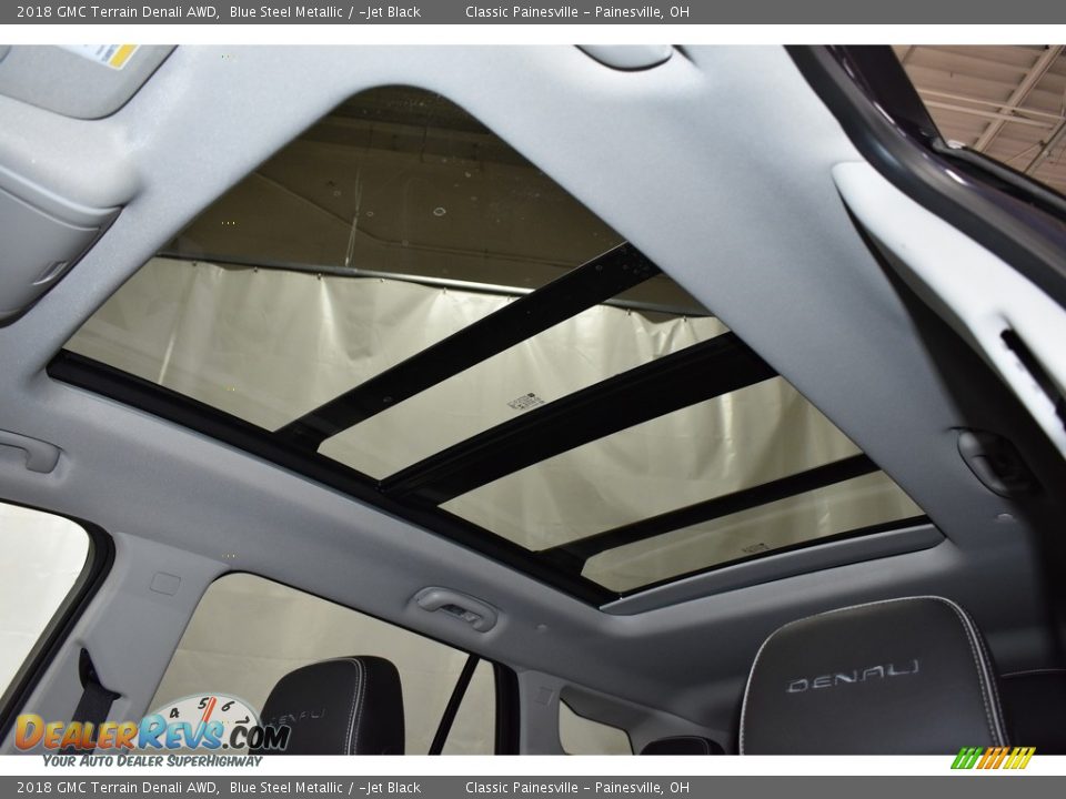 2018 GMC Terrain Denali AWD Blue Steel Metallic / ­Jet Black Photo #14
