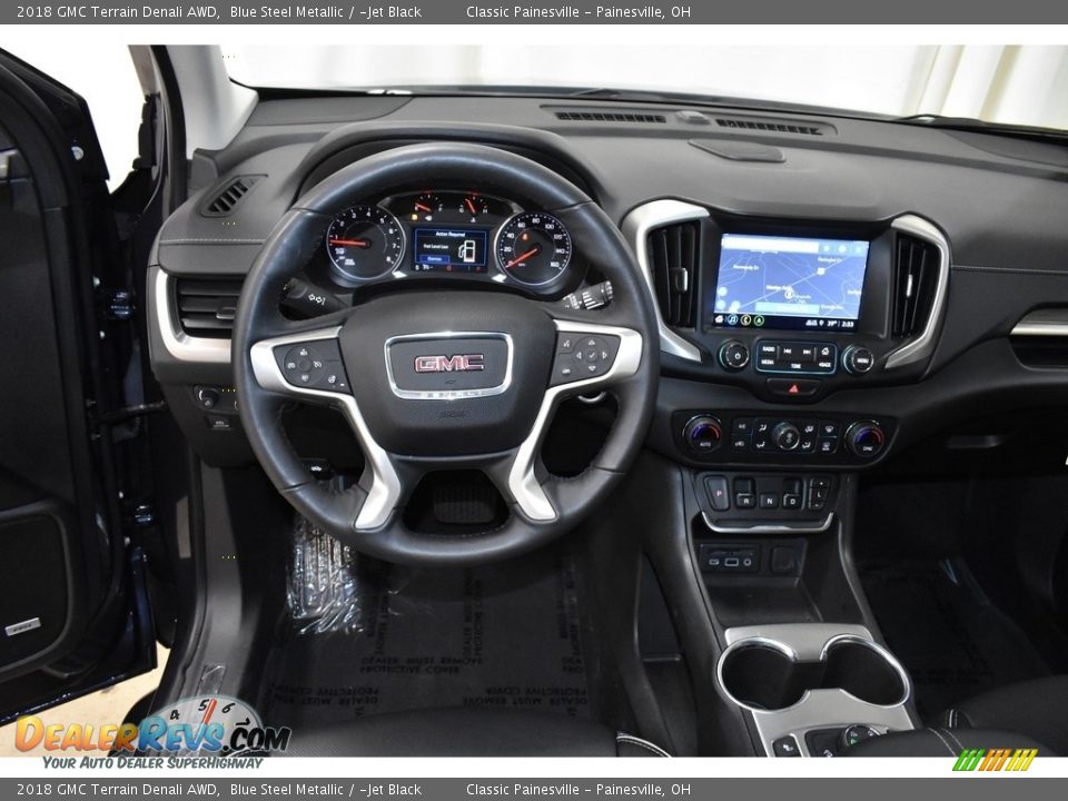 2018 GMC Terrain Denali AWD Blue Steel Metallic / ­Jet Black Photo #15