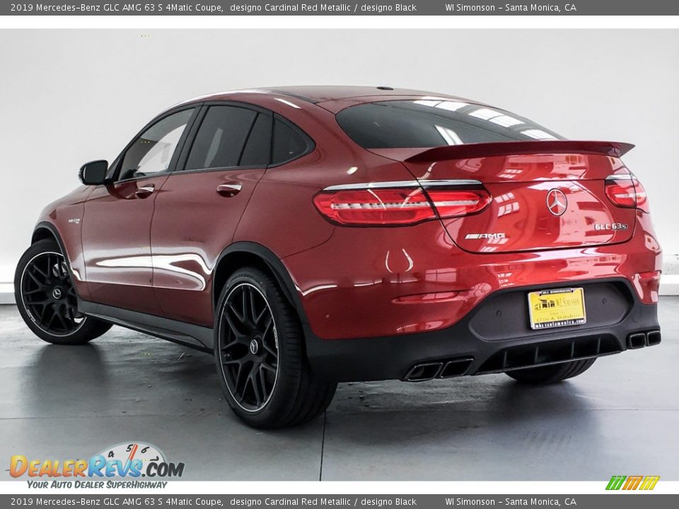 2019 Mercedes-Benz GLC AMG 63 S 4Matic Coupe designo Cardinal Red Metallic / designo Black Photo #2