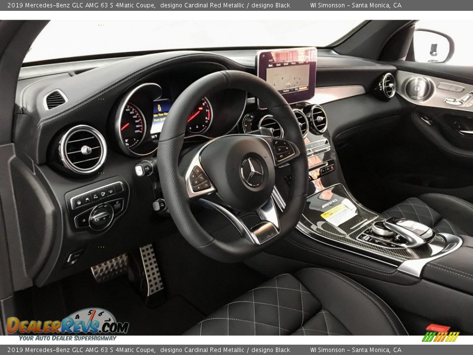 2019 Mercedes-Benz GLC AMG 63 S 4Matic Coupe designo Cardinal Red Metallic / designo Black Photo #4