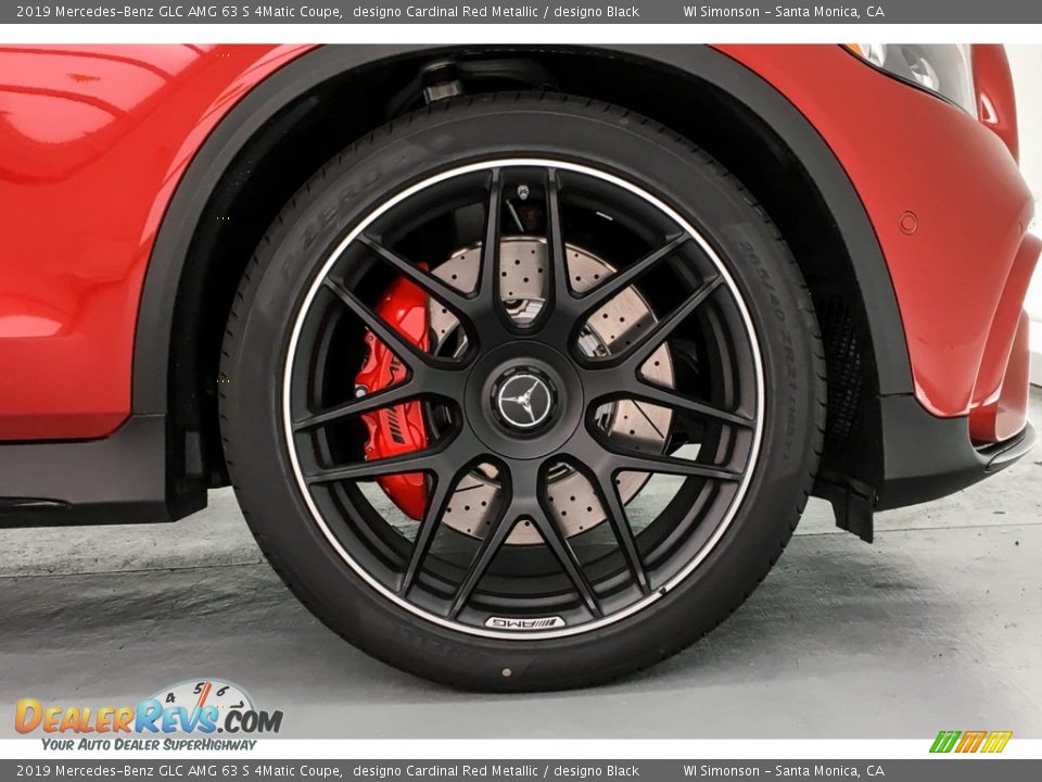 2019 Mercedes-Benz GLC AMG 63 S 4Matic Coupe designo Cardinal Red Metallic / designo Black Photo #9