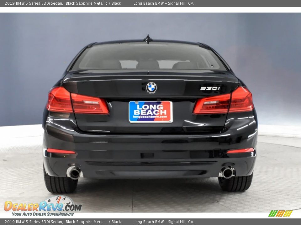 2019 BMW 5 Series 530i Sedan Black Sapphire Metallic / Black Photo #3