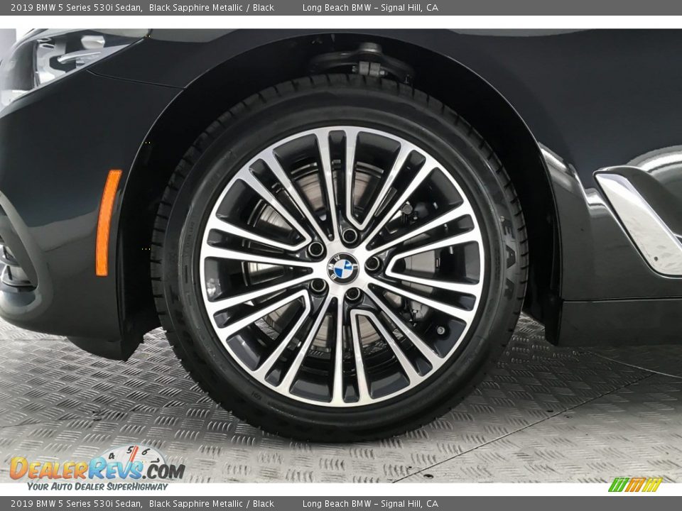 2019 BMW 5 Series 530i Sedan Black Sapphire Metallic / Black Photo #9