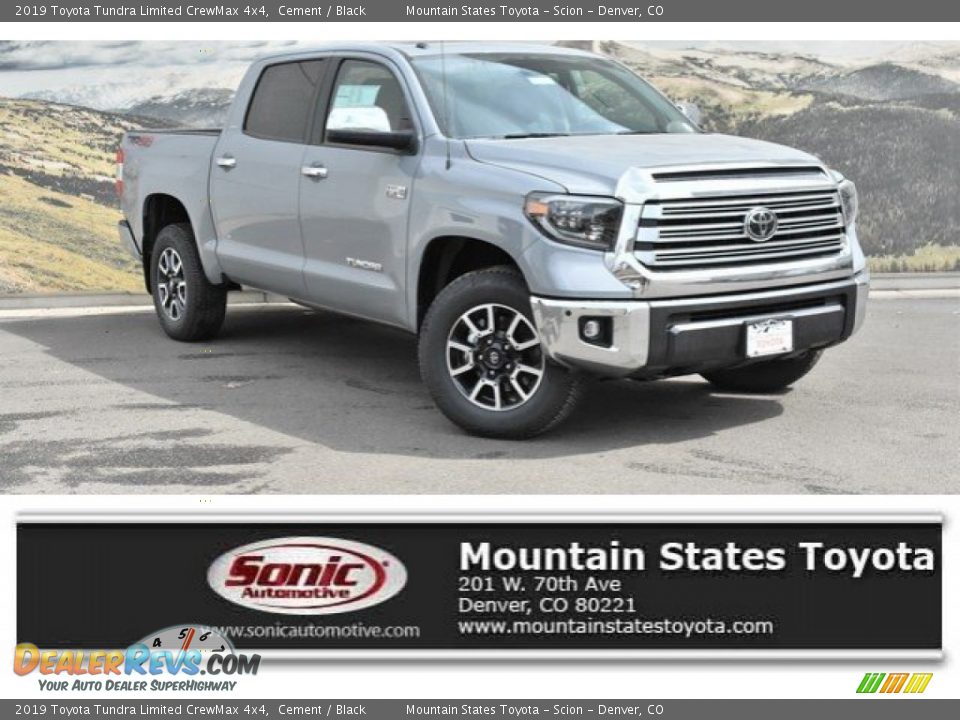 2019 Toyota Tundra Limited CrewMax 4x4 Cement / Black Photo #1