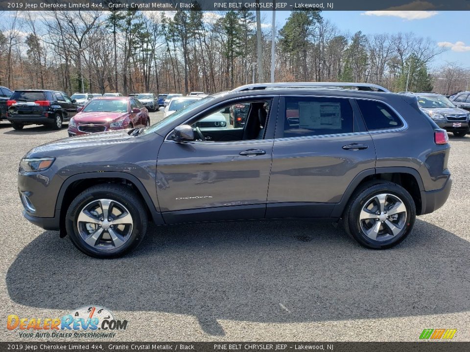 2019 Jeep Cherokee Limited 4x4 Granite Crystal Metallic / Black Photo #3