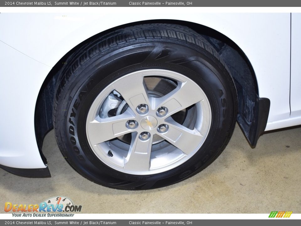 2014 Chevrolet Malibu LS Summit White / Jet Black/Titanium Photo #5