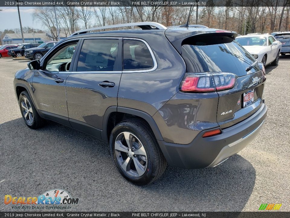 2019 Jeep Cherokee Limited 4x4 Granite Crystal Metallic / Black Photo #4