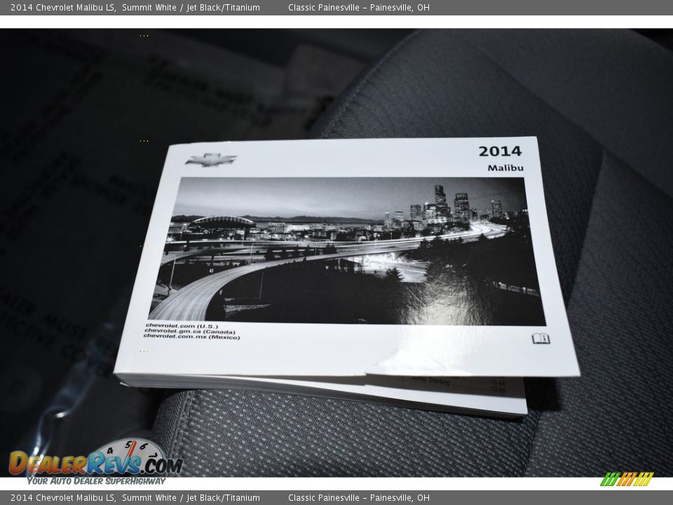 2014 Chevrolet Malibu LS Summit White / Jet Black/Titanium Photo #16