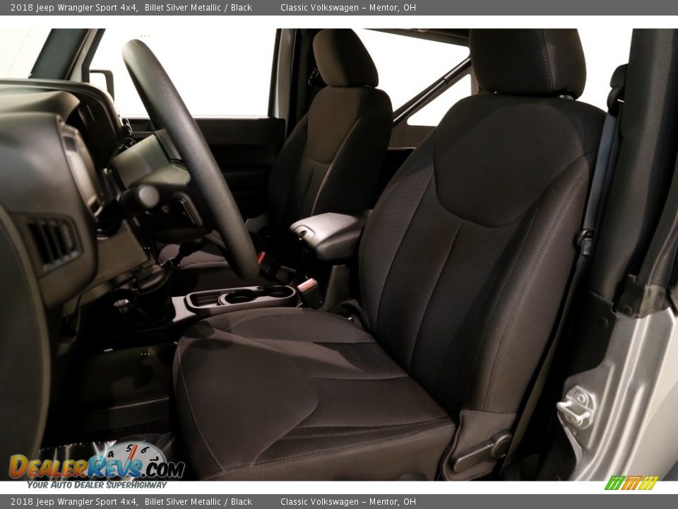 2018 Jeep Wrangler Sport 4x4 Billet Silver Metallic / Black Photo #5